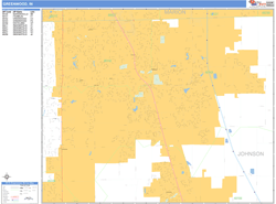 Greenwood Wall Map