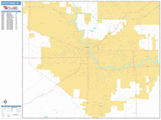 South Bend Wall Map