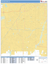 Overland Park Wall Map