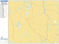 Clifton Wall Map