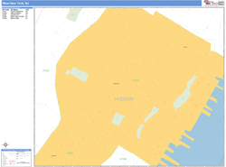 West New York Wall Map