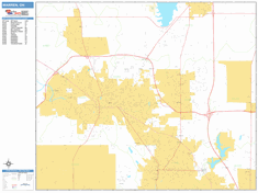 Warren Wall Map