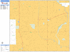 Taylorsville Wall Map