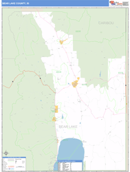 Bear Lake County, ID Wall Map