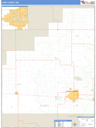 Curry County, NM Wall Map