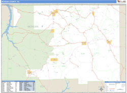 McKean County, PA Wall Map