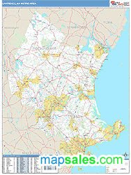 Lawrence Metro Area Wall Map