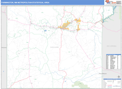 Farmington Metro Area Wall Map