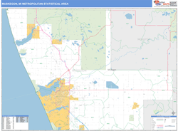 Muskegon Metro Area Wall Map