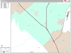 Madera Wall Map