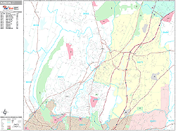 Hamden Wall Map