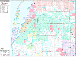 Largo Wall Map