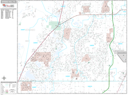 Spring Hill Wall Map