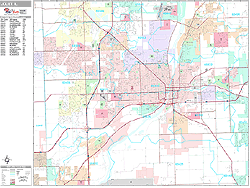 Joliet Wall Map