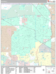 Palatine Wall Map