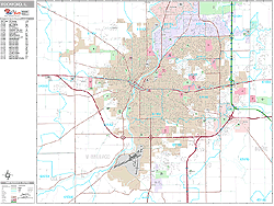 Rockford Wall Map