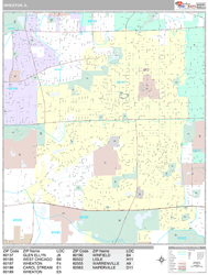 Wheaton Wall Map