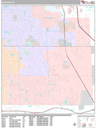 Kentwood Wall Map