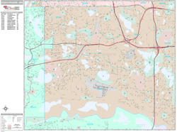 Eden Prairie Wall Map