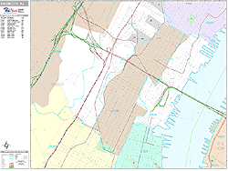 Union City Wall Map