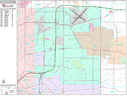 Cheektowaga Wall Map