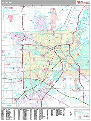 Toledo Wall Map