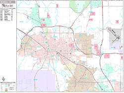 Warren Wall Map