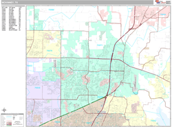 McKinney Wall Map