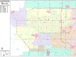 West Valley City Wall Map