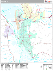 La Crosse Wall Map