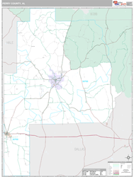 Perry County, AL Wall Map