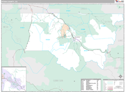 Pitkin County, CO Wall Map