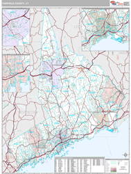 Fairfield County, CT Wall Map