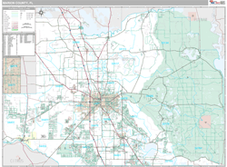 Marion County, FL Wall Map