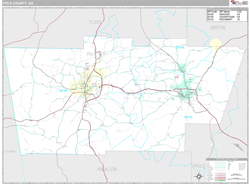 Polk County, GA Wall Map