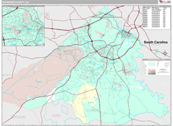 Richmond County, GA Wall Map