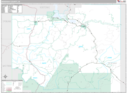 Benewah County, ID Wall Map