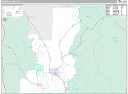 Franklin County, ID Wall Map