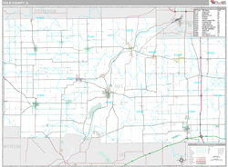 Ogle County, IL Wall Map