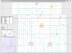 Calhoun County, IA Wall Map