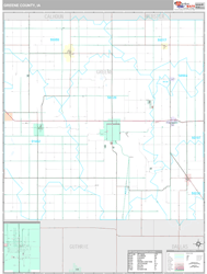 Greene County, IA Wall Map