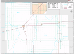 Edwards County, KS Wall Map