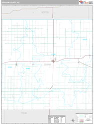 Graham County, KS Wall Map