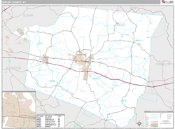 Shelby County, KY Wall Map