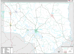 Union County, LA Wall Map