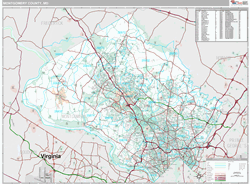 Montgomery County, MD Wall Map