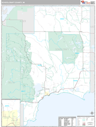 Schoolcraft County, MI Wall Map