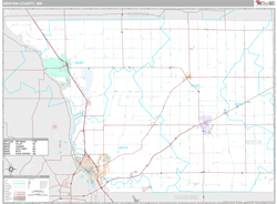 Benton County, MN Wall Map