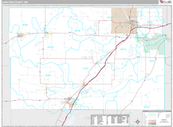 Carlton County, MN Wall Map