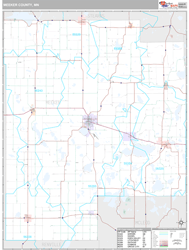 Meeker County, MN Wall Map